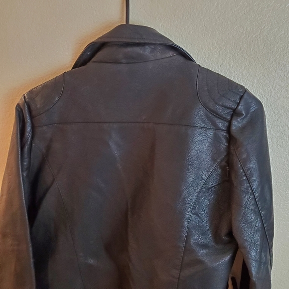 Xhilaration Jackets & Coats Xhilaration Black Faux Leather Moto